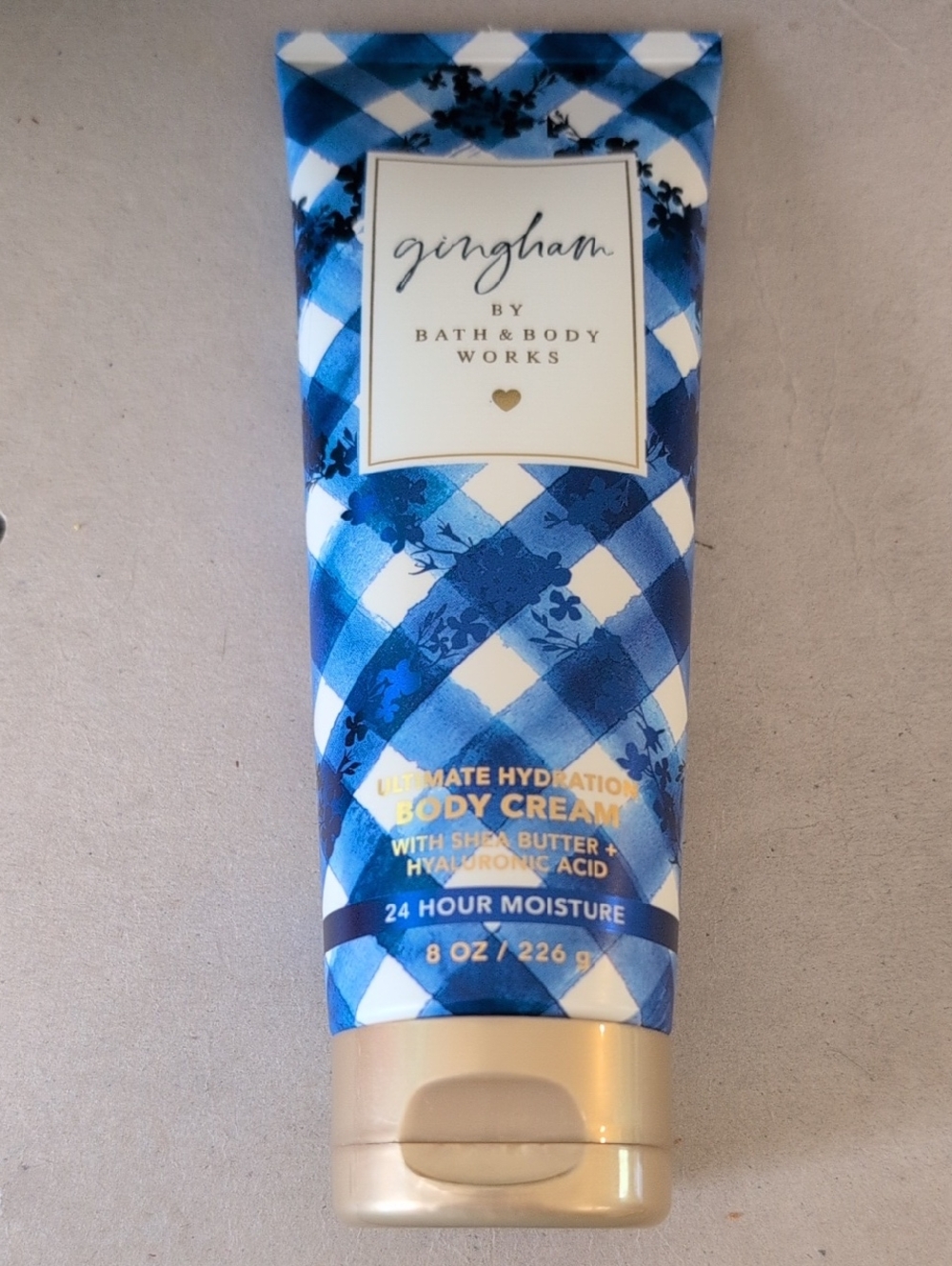 Bath & Body Works Gingham Blue Hydrating Body Cream